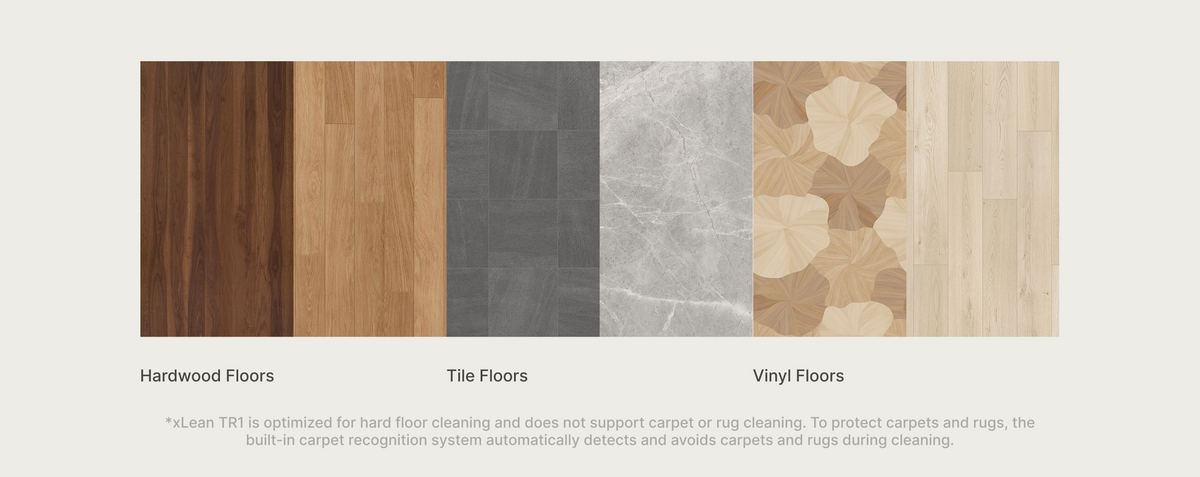 100% Hard Floor Coverage.